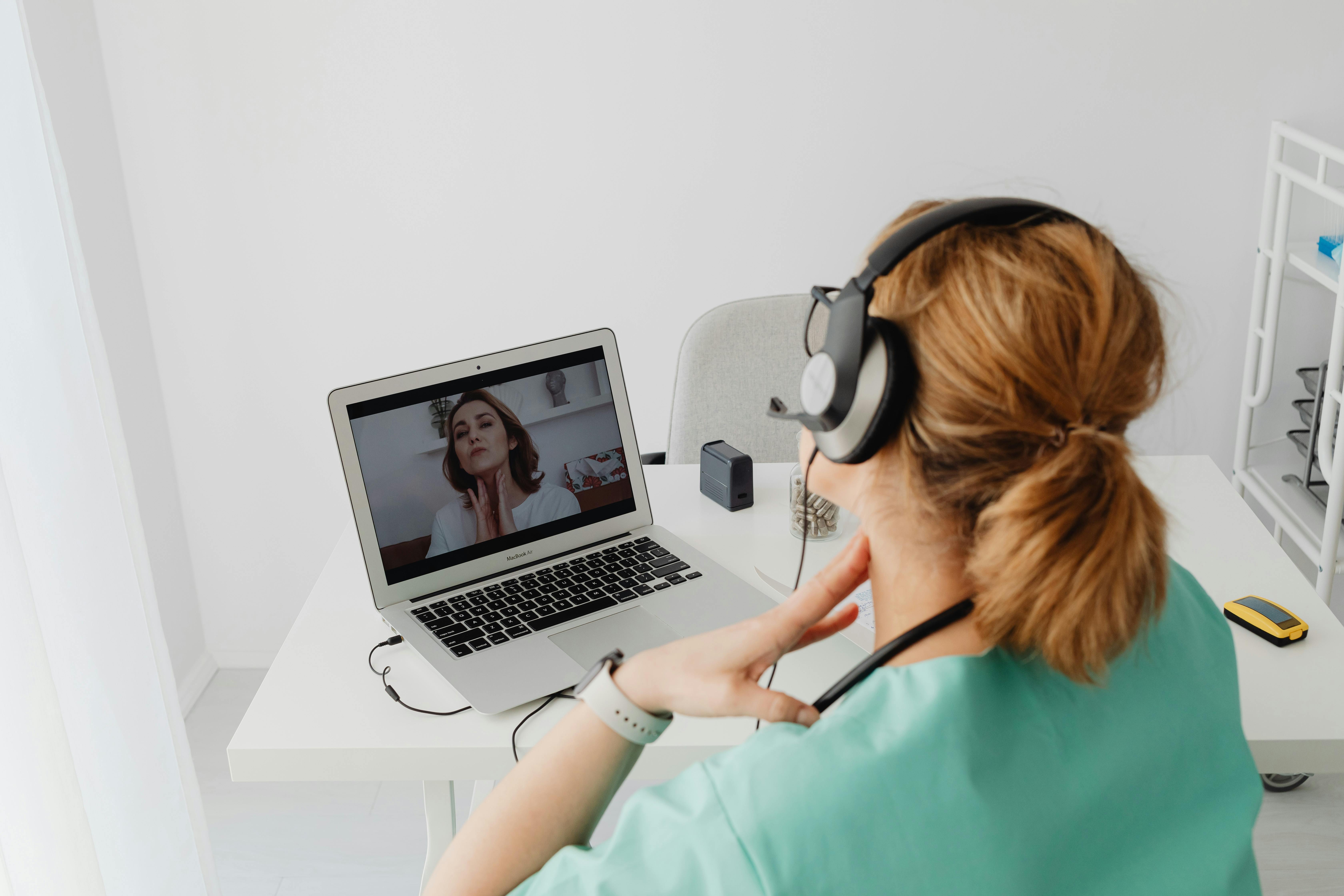 Telemedicine session